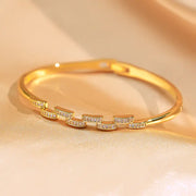 18k Gold Plated Stylish Zircon Bracelet for Women