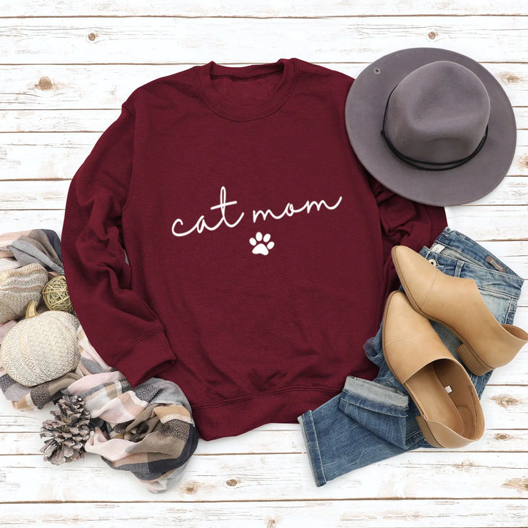 Casual Long Sleeved Women's Letter Print Sweater