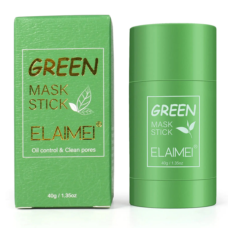 ELAIMEI Green Tea Solid Mask for Oil Control & Deep Clean