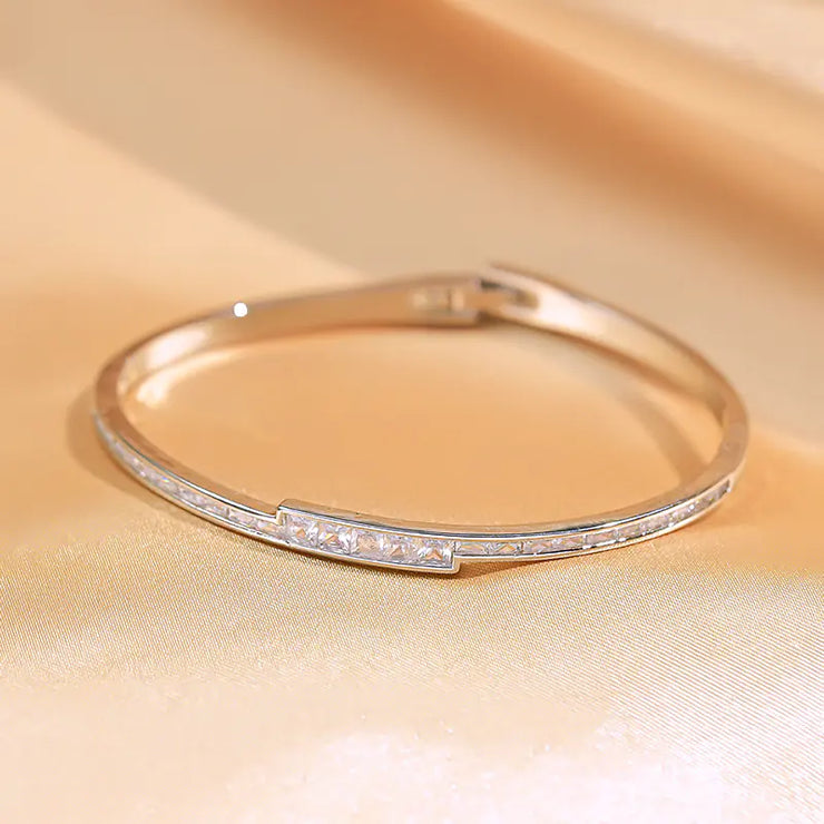 18k Gold Plated Stylish Zircon Bracelet for Women