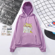 Korean Style Loose Fit Hooded Sweater
