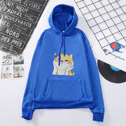 Korean Style Loose Fit Hooded Sweater