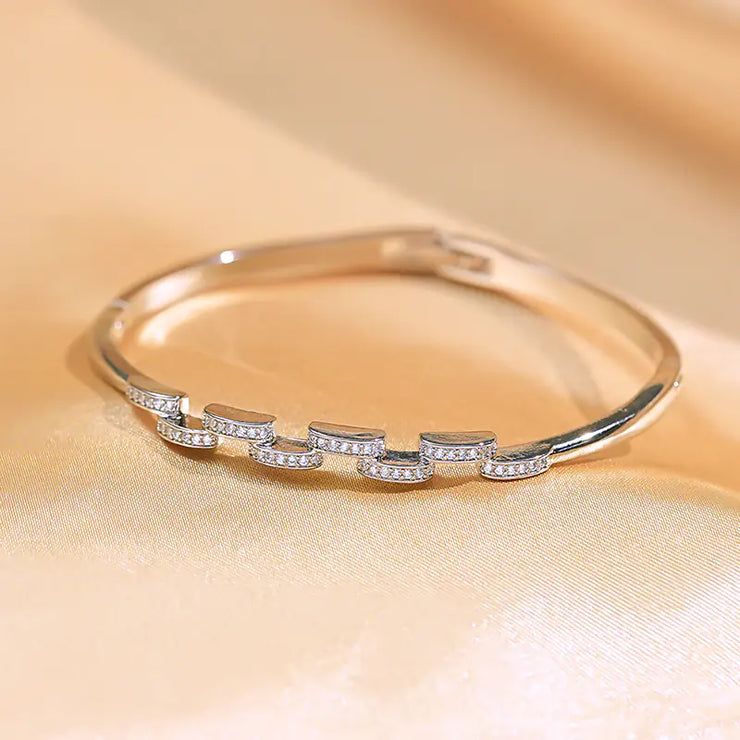18k Gold Plated Stylish Zircon Bracelet for Women