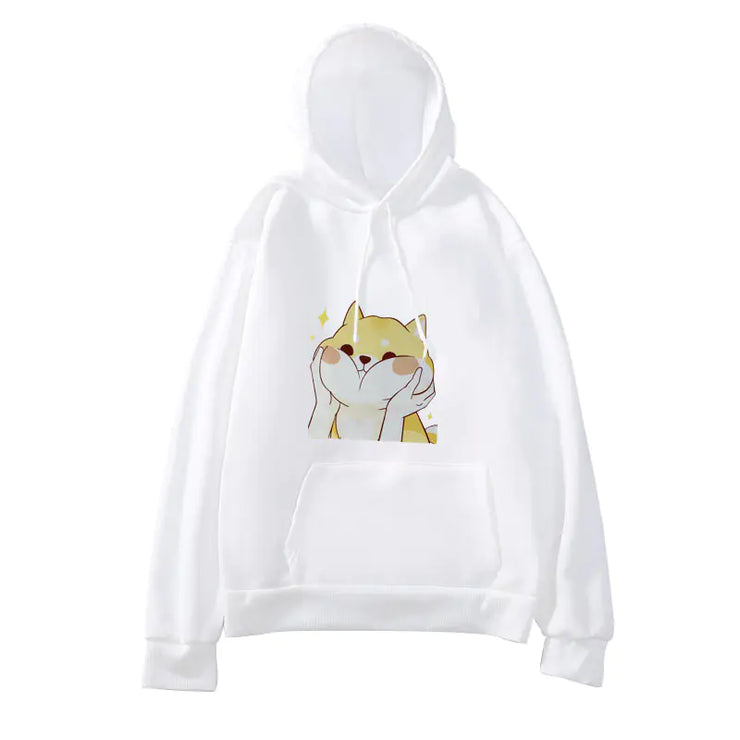 Korean Style Loose Fit Hooded Sweater