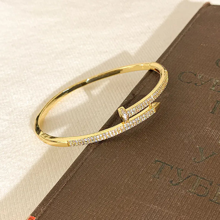18k Gold Plated Stylish Zircon Bracelet for Women