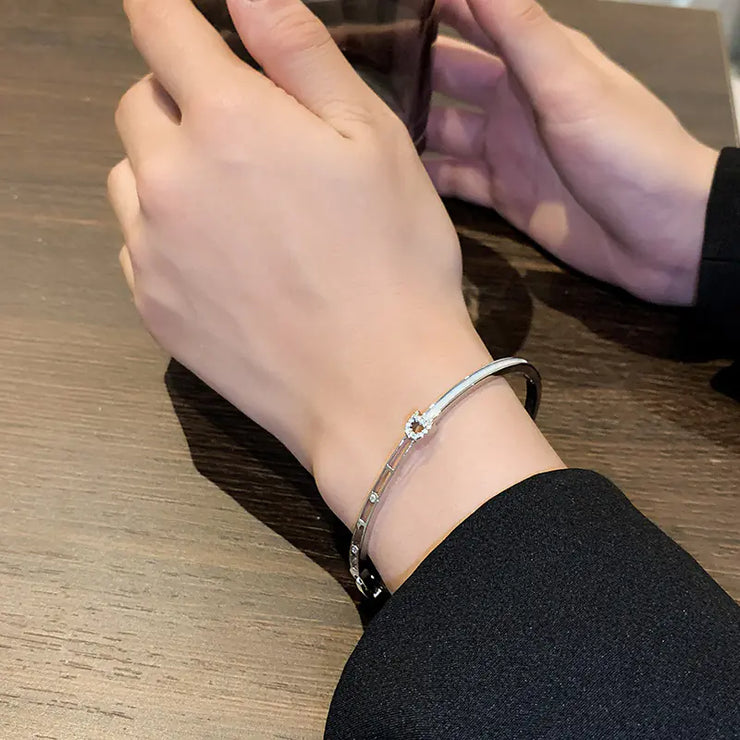 18k Gold Plated Stylish Zircon Bracelet for Women