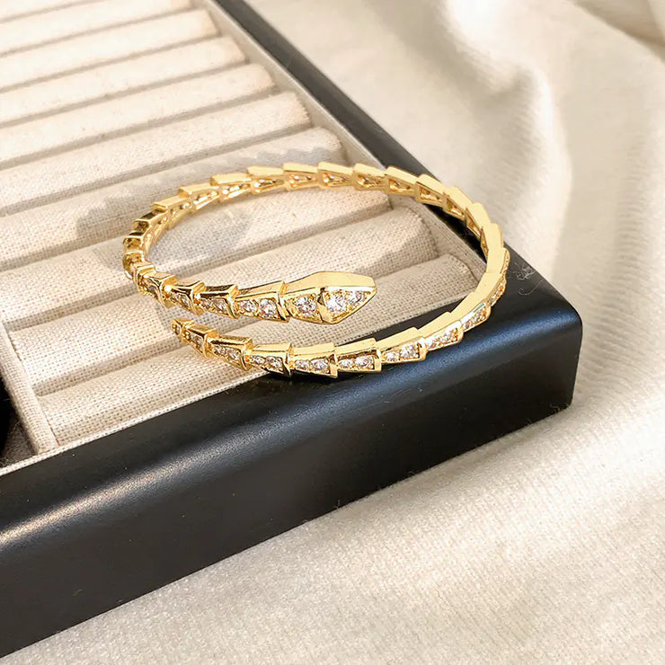 18k Gold Plated Stylish Zircon Bracelet for Women